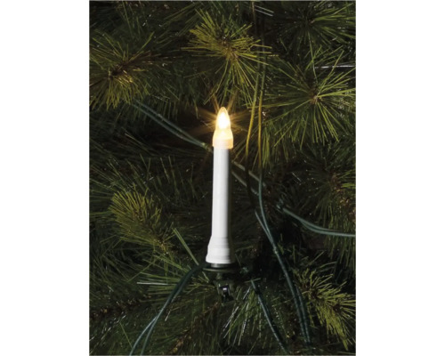Konstsmide One String kaarslichtketting met 16 LED's, warm wit licht