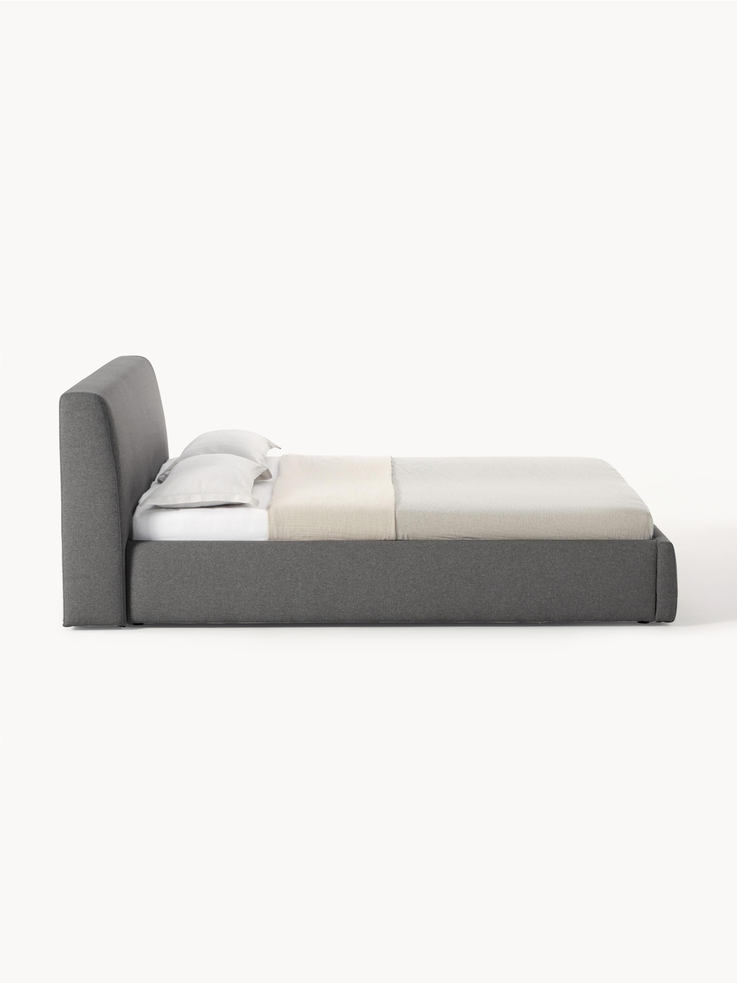 Gestoffeerd bed Cloud met opbergruimte
