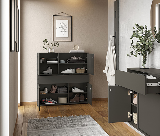 Ameca Mehrzweckschrank mit 4 Türen und einer Schublade