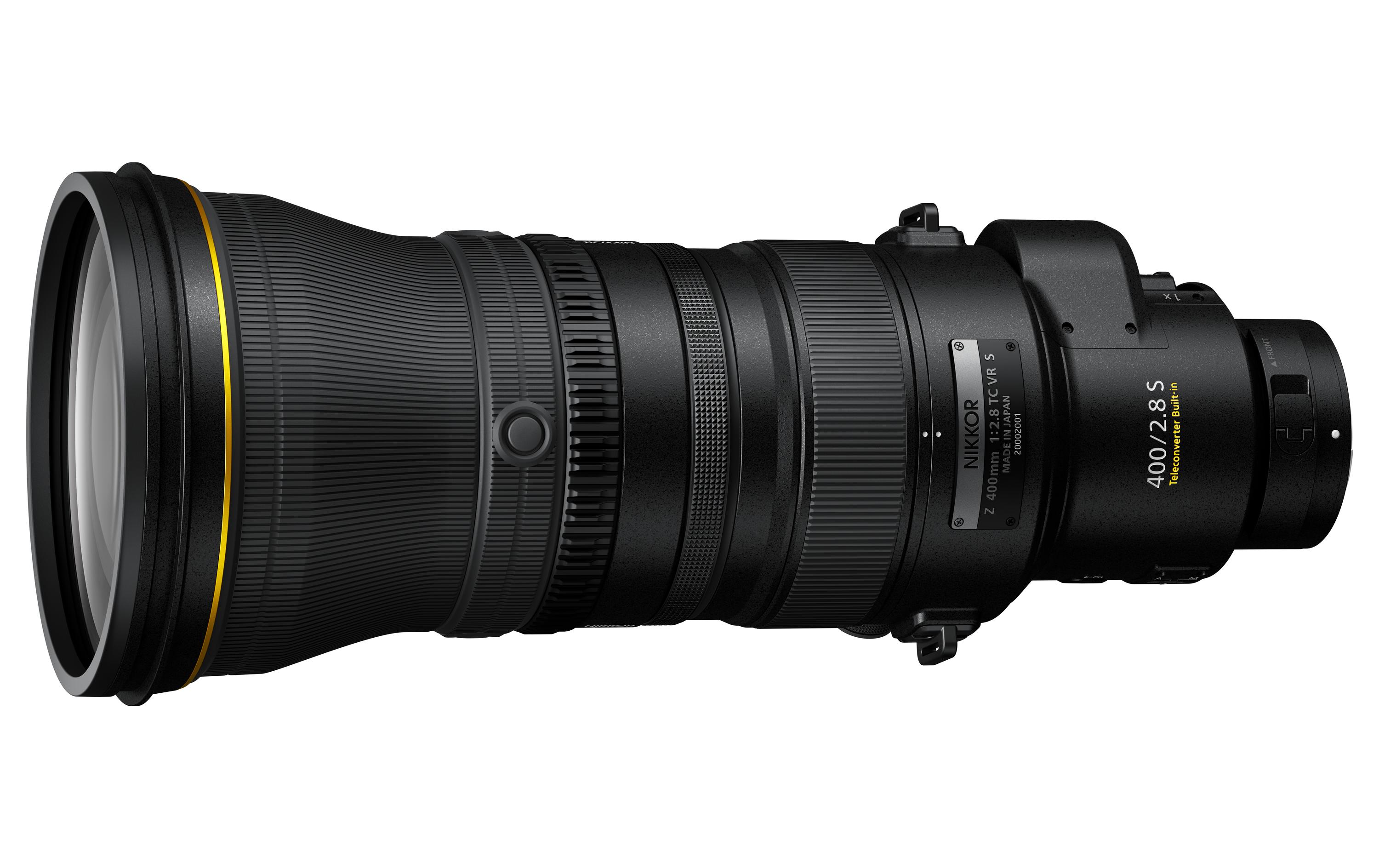 Festbrennweite NIKKOR Z 400mm F/2.8 S TC – Nikon Z<br>Nikon NIKKOR Z 400mm 1:2.8 TC VR S – Professionelles Superteleobjektiv mit Lichtstärke 1:2.8 und integriertem Telekonverter