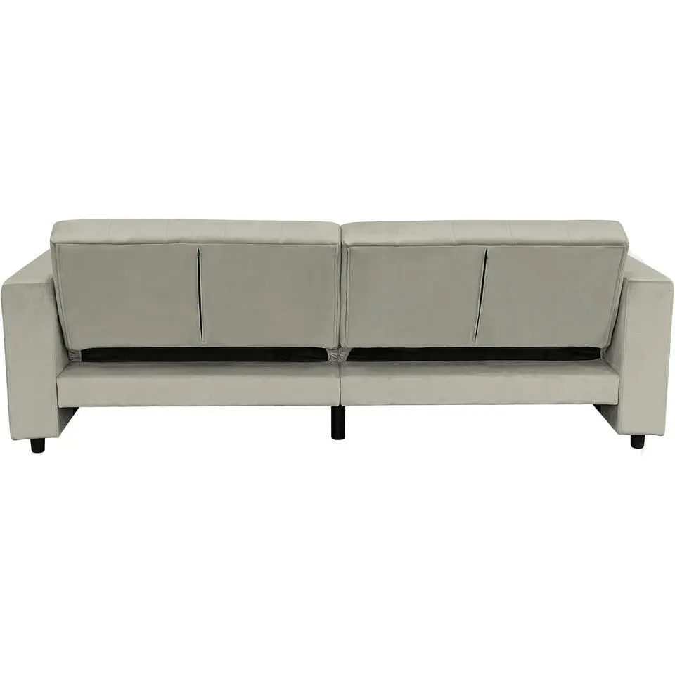 Allie II - Slaapbank 3-zits in taupe fluweel