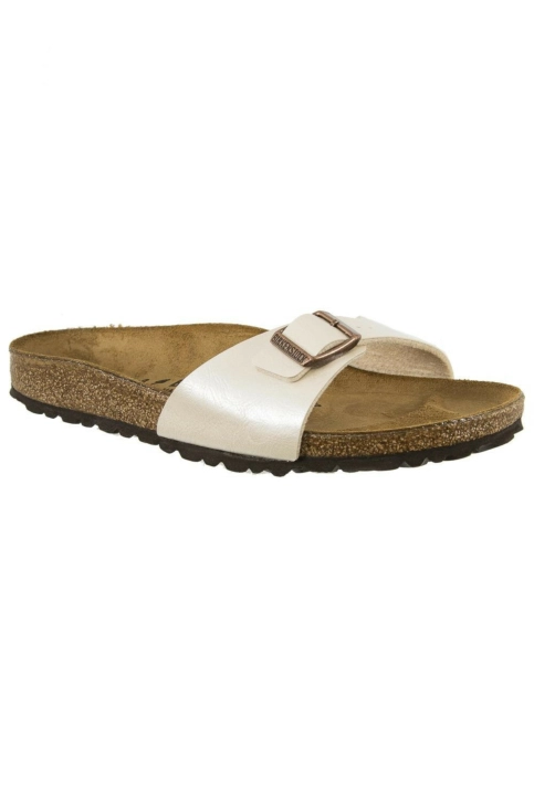 Sandales - nu-pieds birkenstock bk940153 madrid graceful pearl white