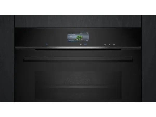 Siemens iQ700 HS736G3B1 Indbygningsovn med dampfunktion og Home Connect