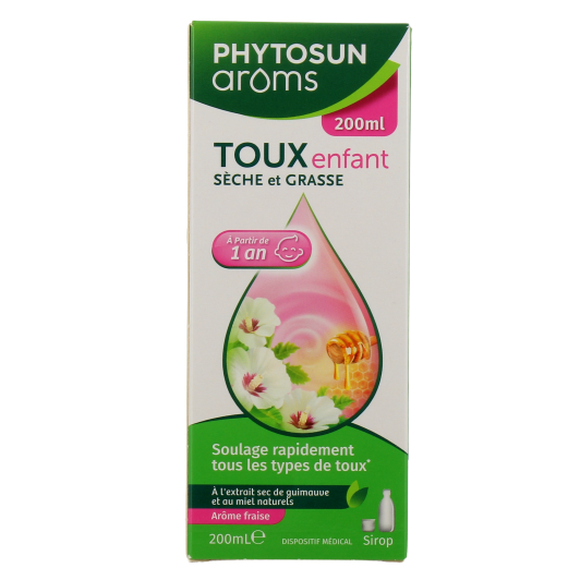 Sirop toux sèche et grasse pour enfant Phytosun Aroms
