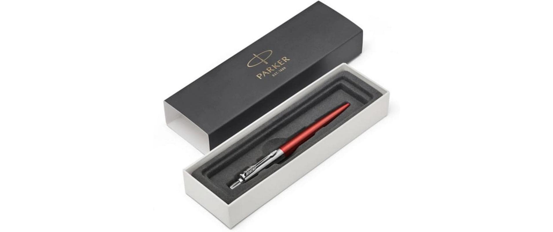 Kugelschreiber Jotter Core G.C. Medium (M), OrangeClip-on-Einziehkugelschreiber