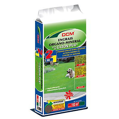 Engrais gazon pur DCM 10 kg