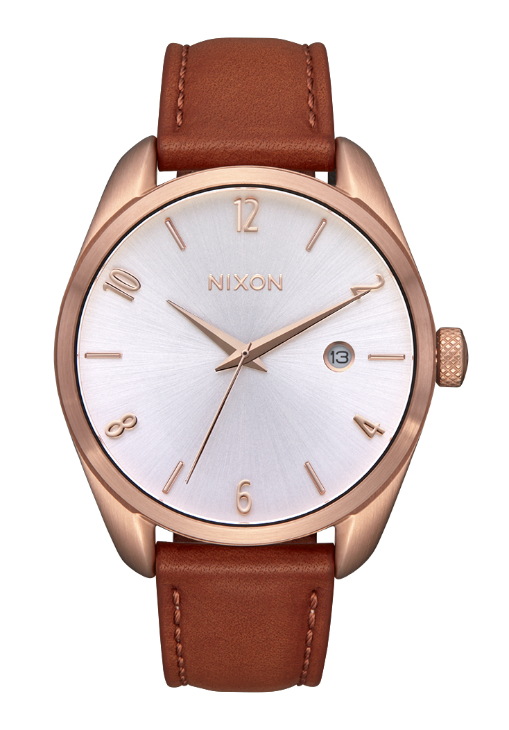 Nixon The Thalia Leather Rose Gold / White A1343-1045