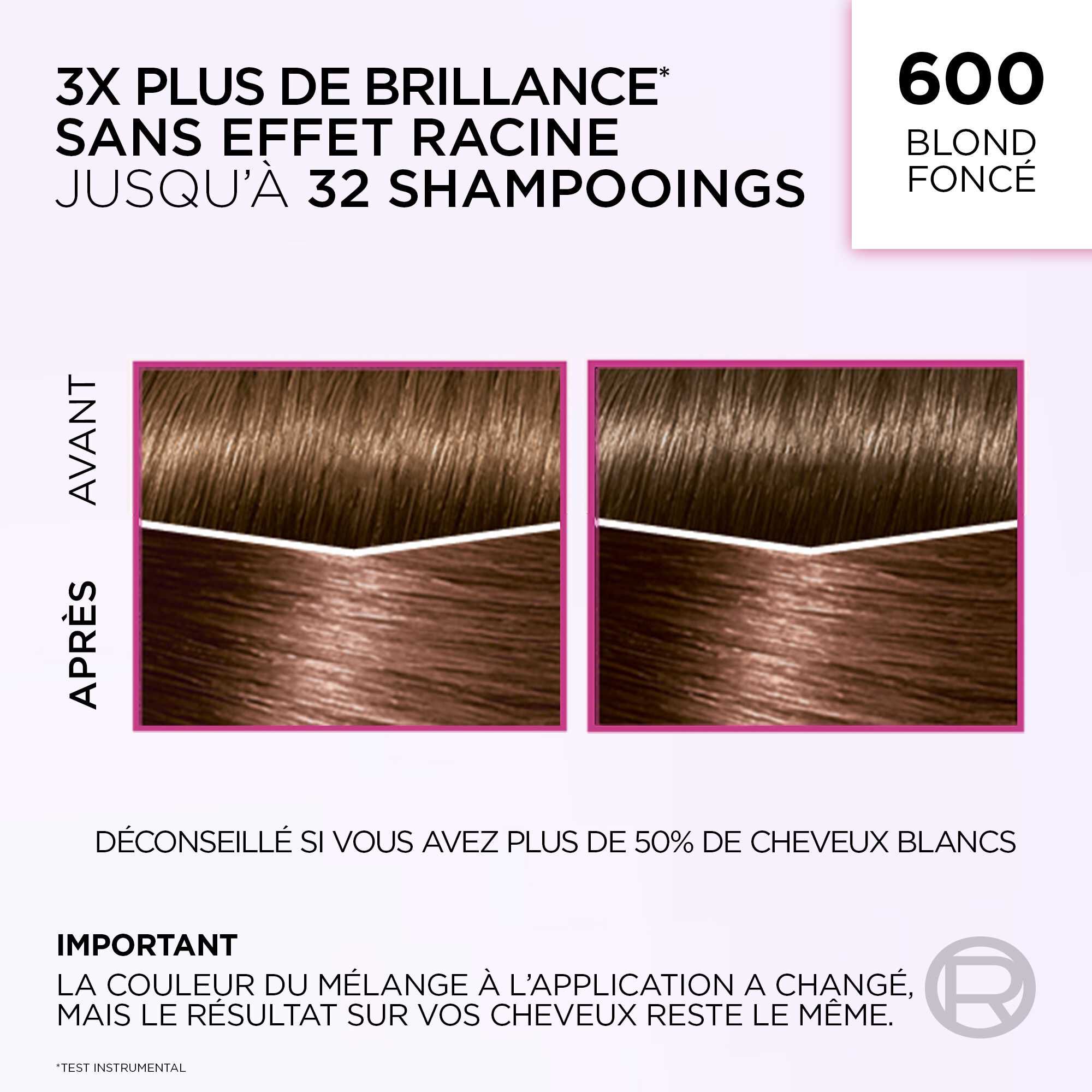 Casting Crème Gloss Châtain · Couleur soin, reflets ultra brillants