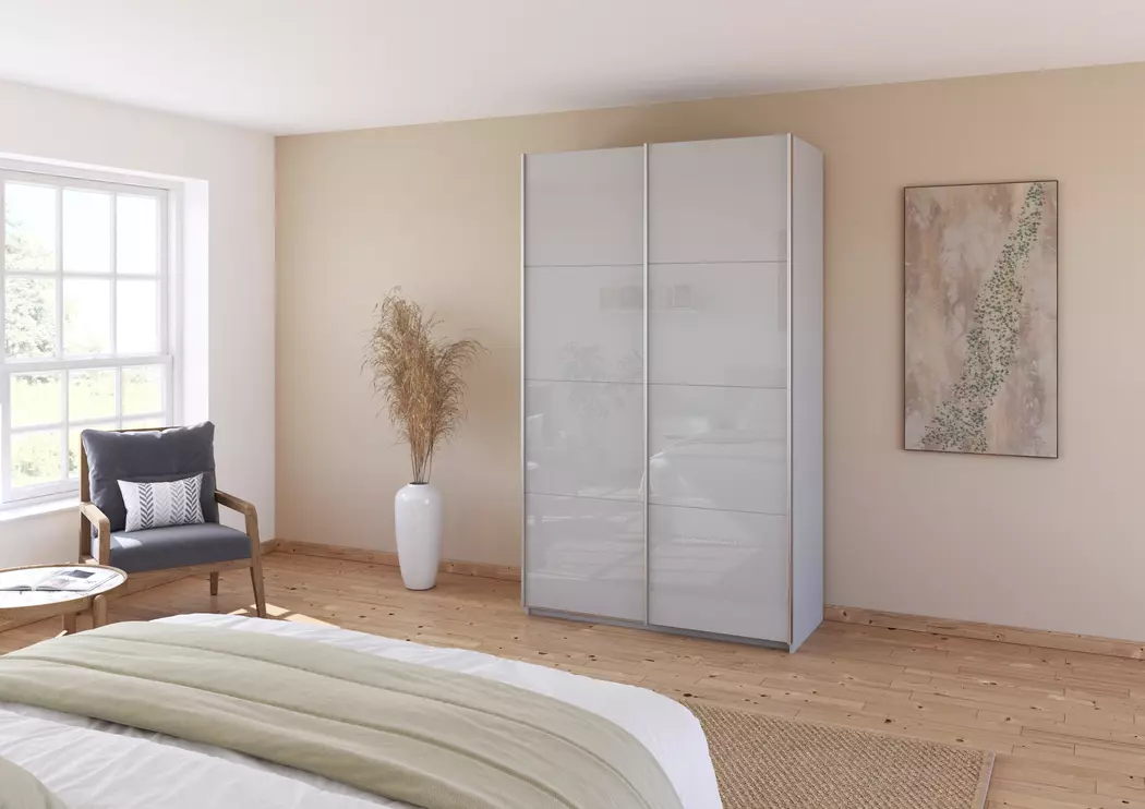 Schwebetürenschrank Quadra 136 x 229 cm