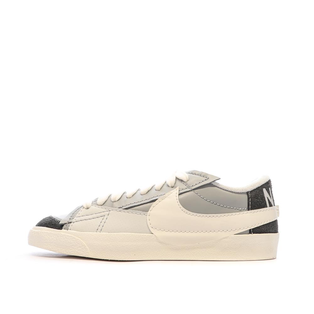 Nike Baskets Gris/Blanc Homme Nike Blazer Low 77 Jumbo