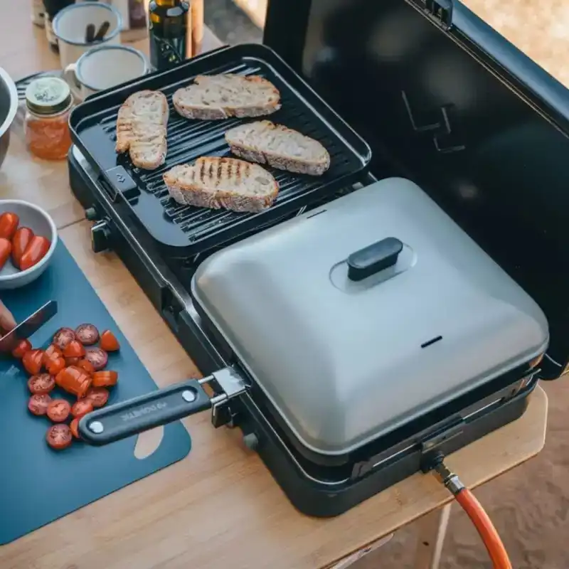 Universal Ribbed Grill Plaat