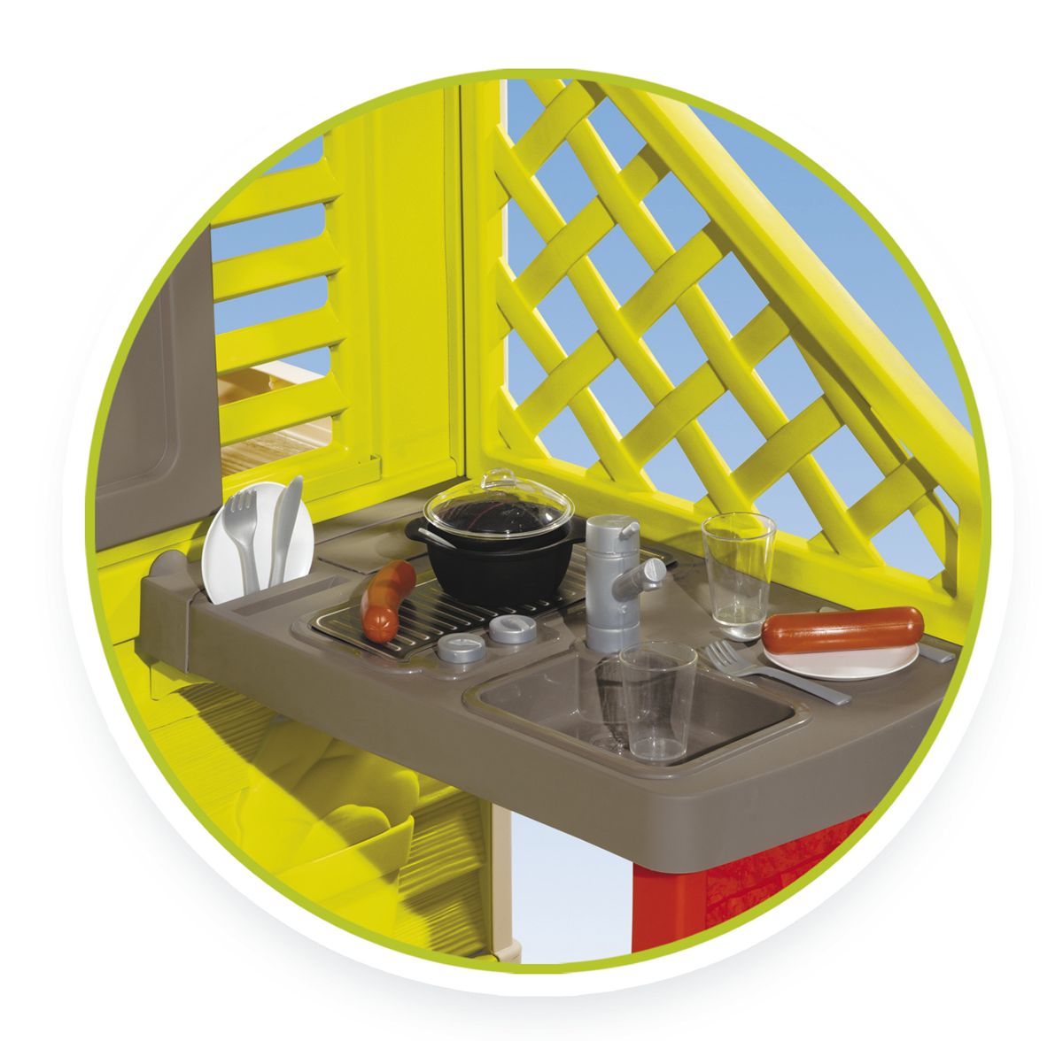 Maison nature et cuisine d'été Smoby