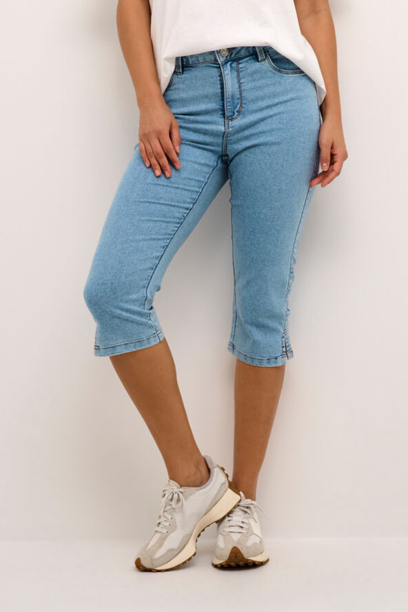Kaffe KAvicky Capri Jeans Light blue washed denim