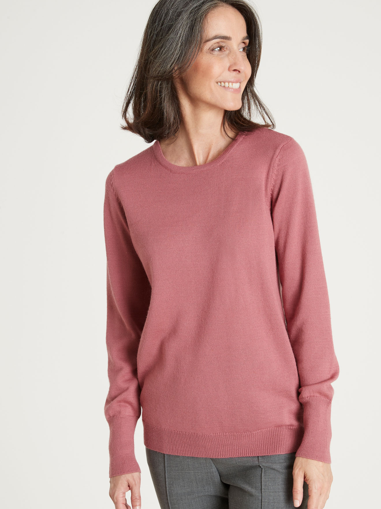 Pull encolure ronde 50% laine mérinos