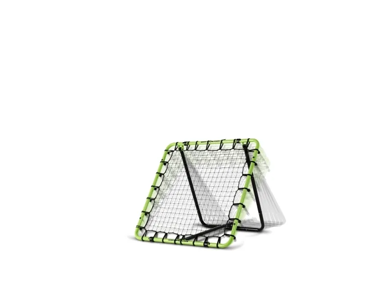EXIT Tempo multisport rebounder 100x100cm - green/black, Firkant, Multi-station rebounder, Justerbar vinkel, Sort, Grøn