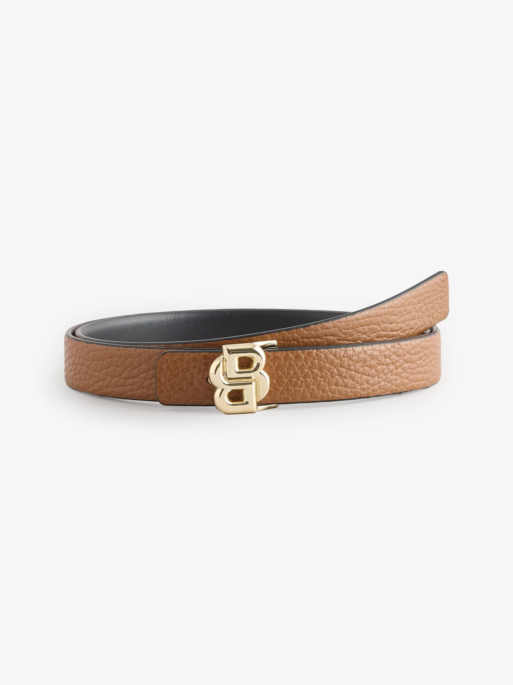 BOSS Omkeerbare Dubbele B Leren Riem