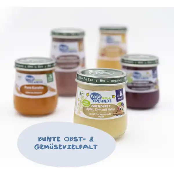 Bio Baby Abendbrei Apfel, Zimt mit Hafer