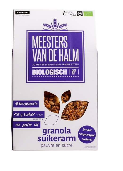 De Halm Granola Suikerarm 350g