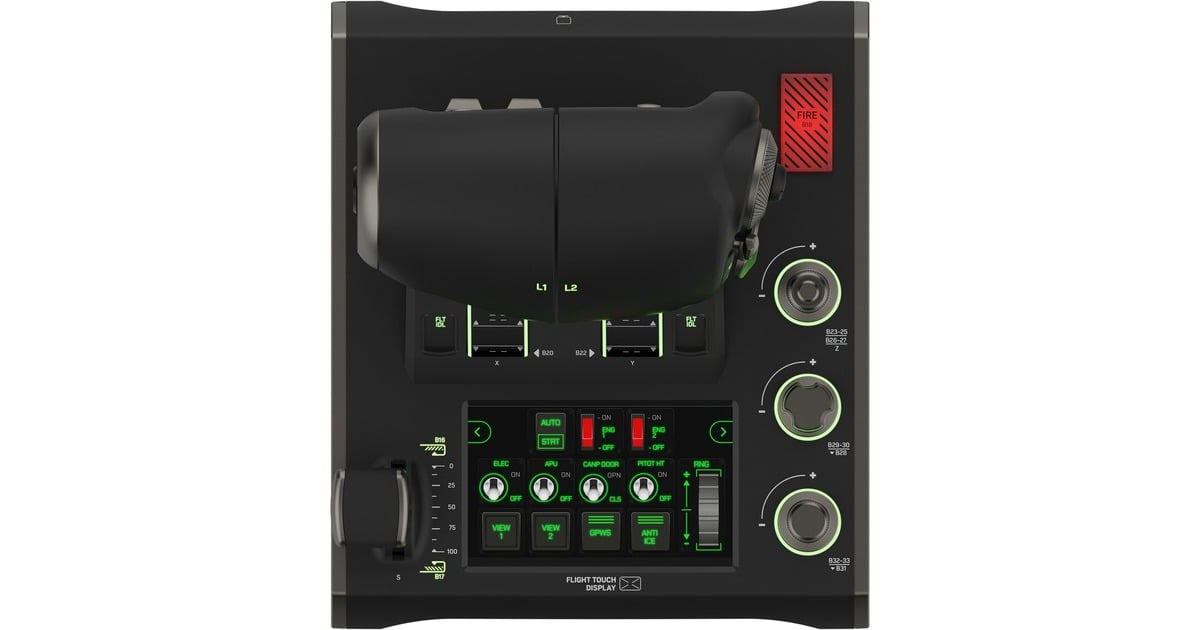 Turtle BeachVelocityOne Flightdeck gaming hotas  (Zwart, Windows 10/11)
