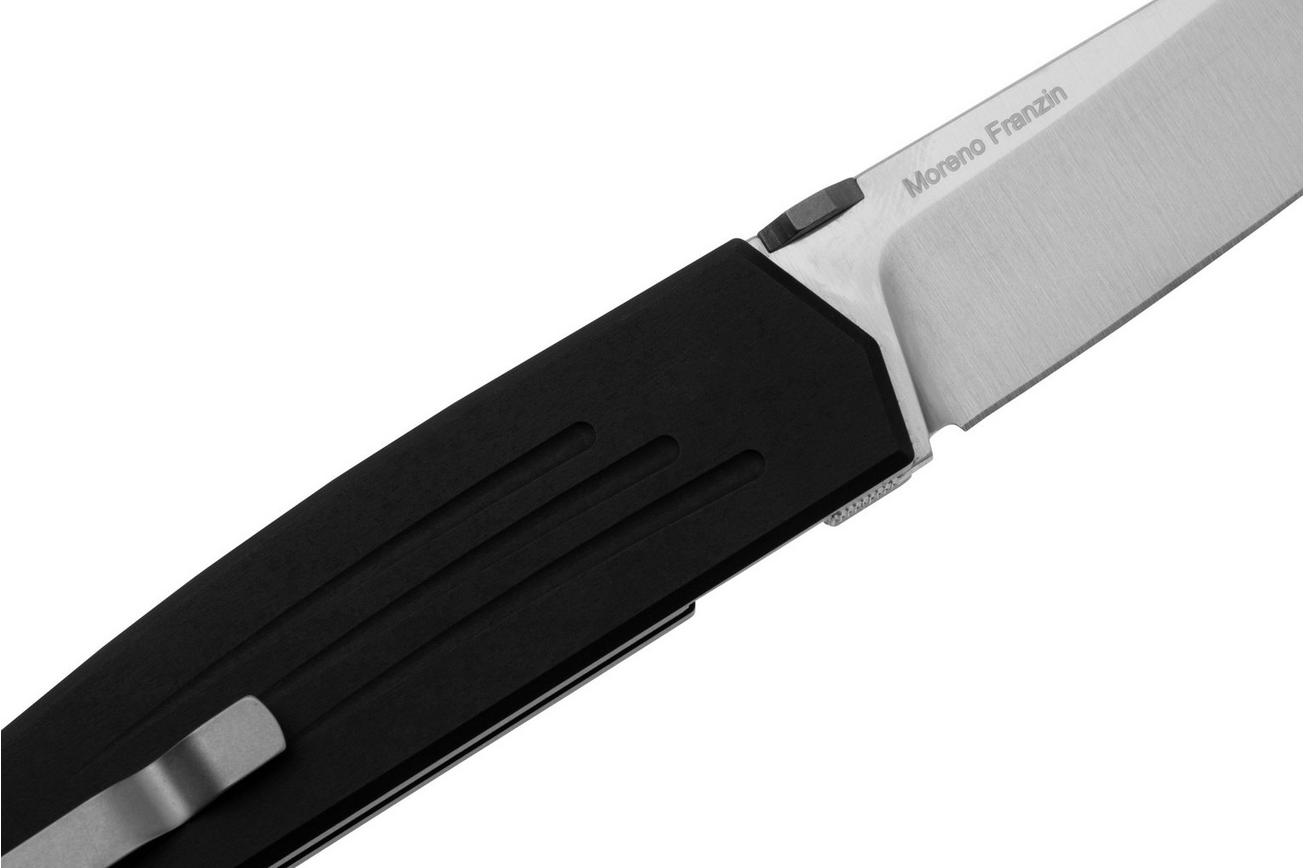 Mercury Logan Mini 9LGMEXSTALBK-C, Satin Elmax, Black Aluminium, zakmes, Moreno Franzin design