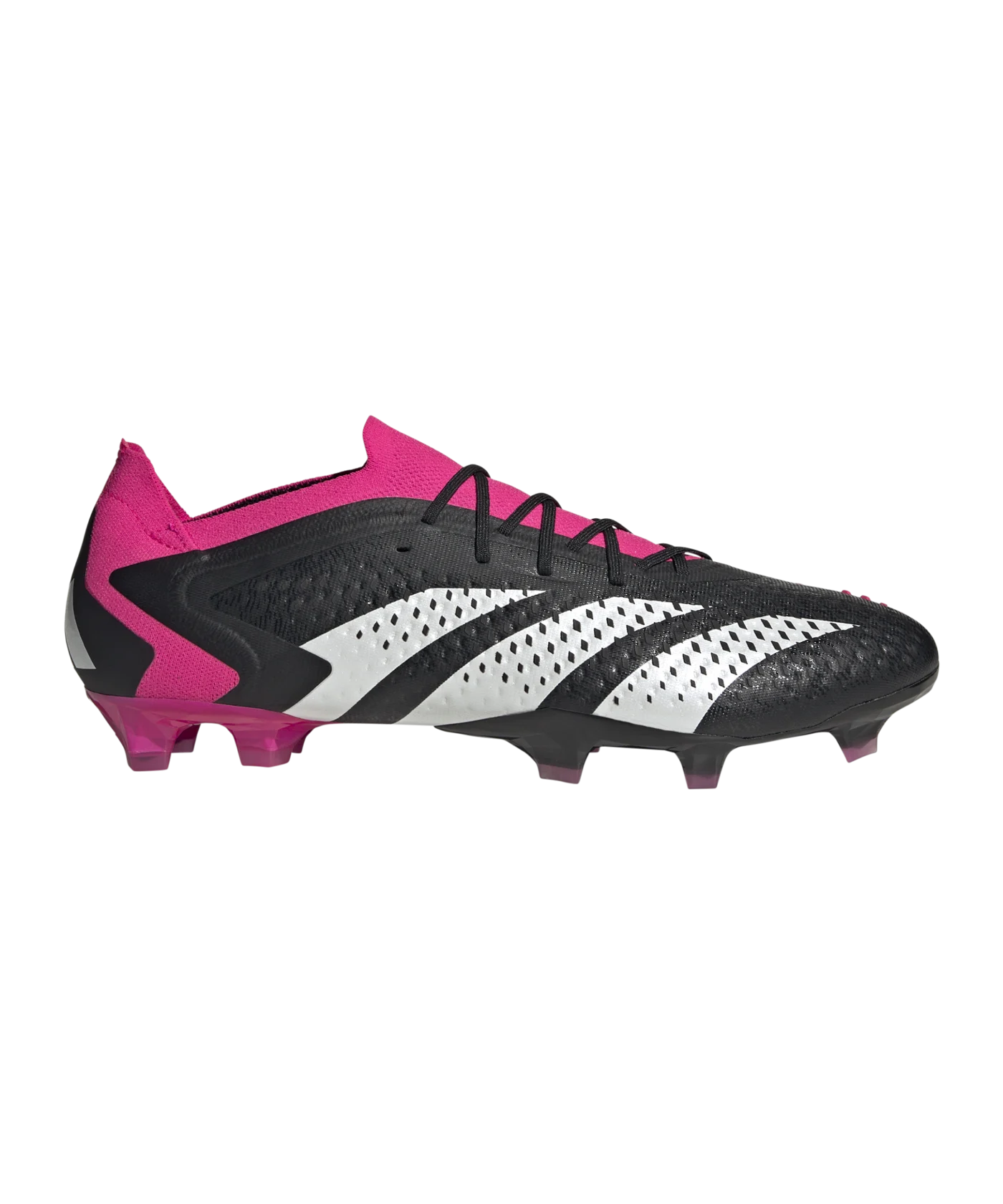adidas Predator Accuracy.1 L FG Own Your Football Schwarz Weiss Pink