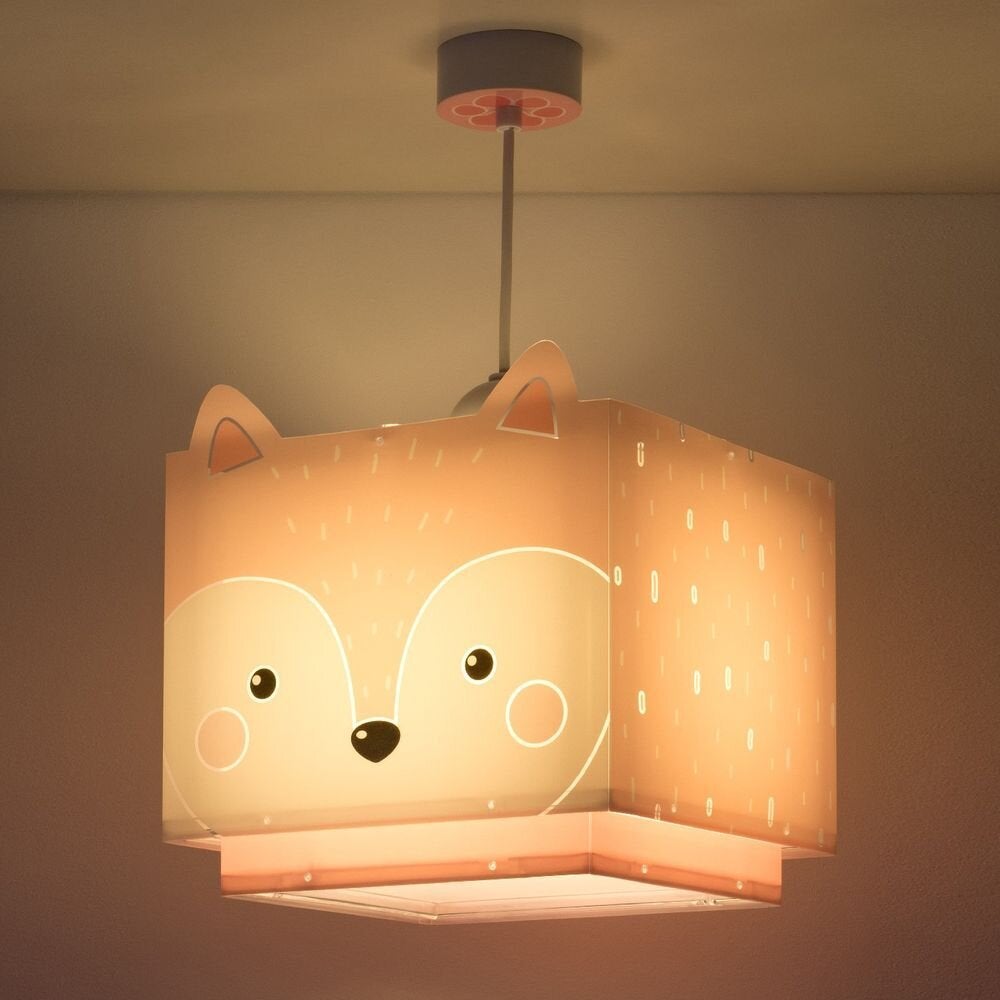 Hanglamp voor kinderkamer Little Fox in roze E27