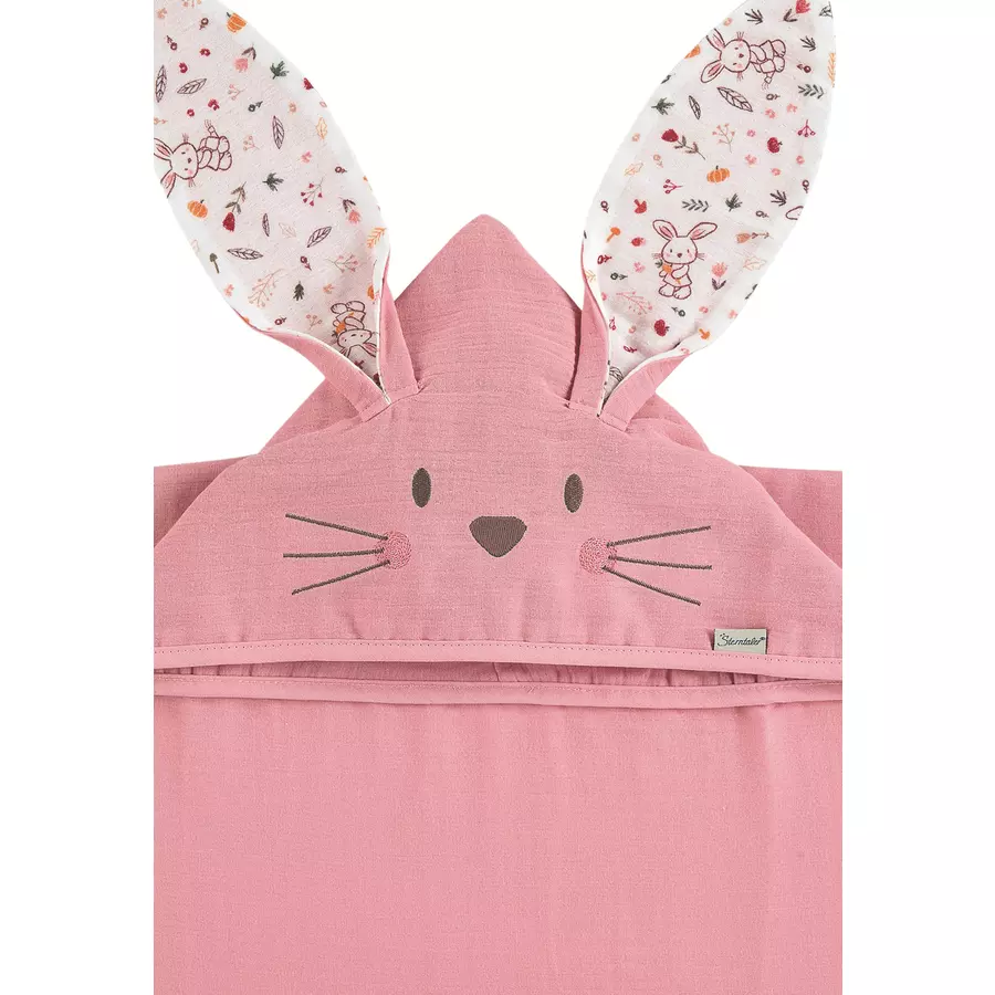 Sterntaler Kapuzenhandtuch Hase rosa