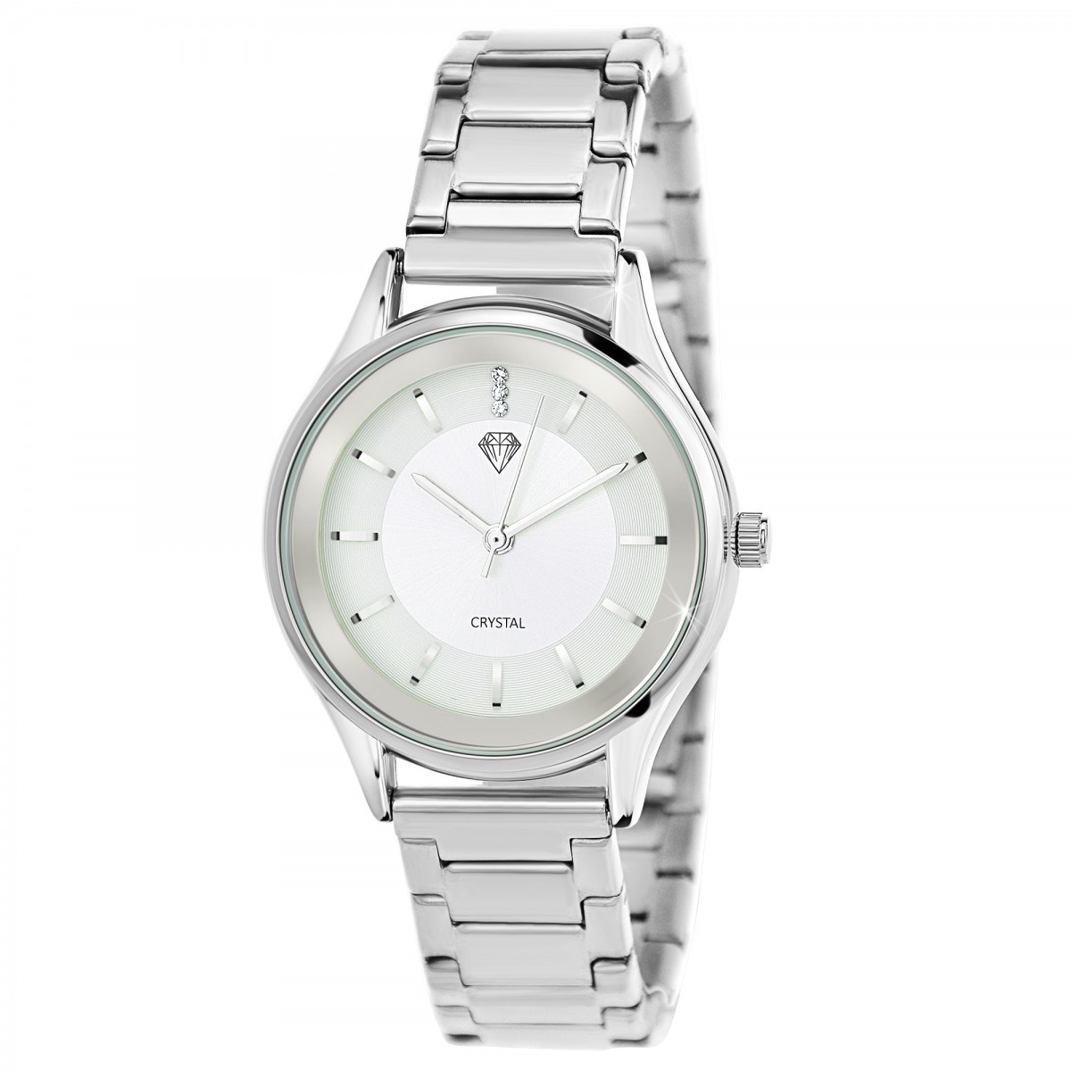 Montre Meryl élégante ornée de Cristaux scintillants SC Crystal