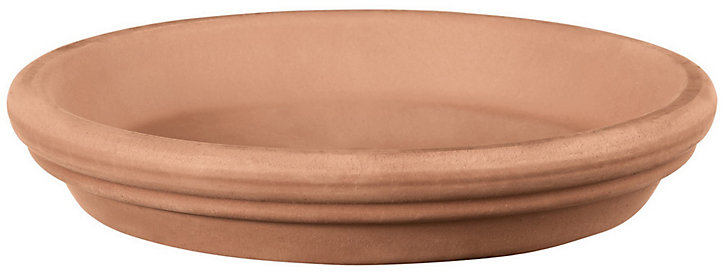 Soucoupe Perfetto terre cuite blanc ø27 cm
