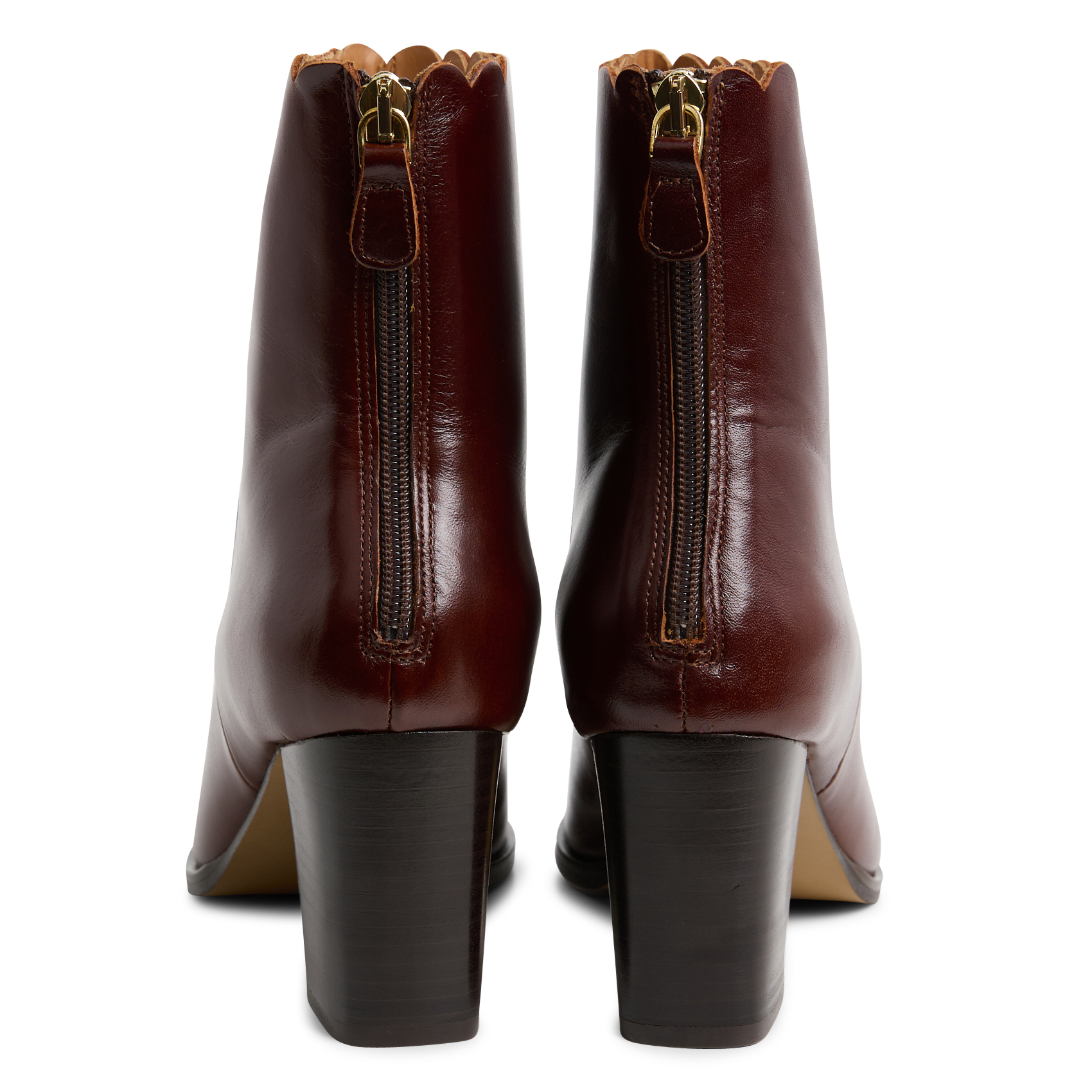 GISELLE - Bottines en cuir | Marron