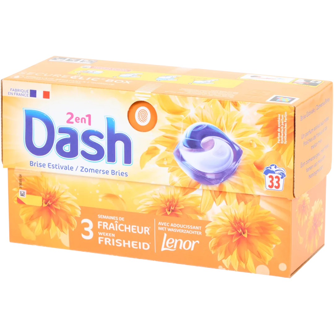 Dash wasmiddel pods Zomerse Bries 33 wasbeurten