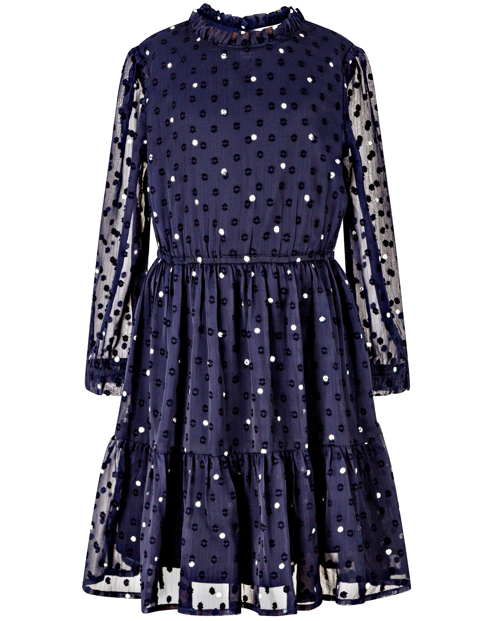 Langarm-Kleid PREZIOSA in navy