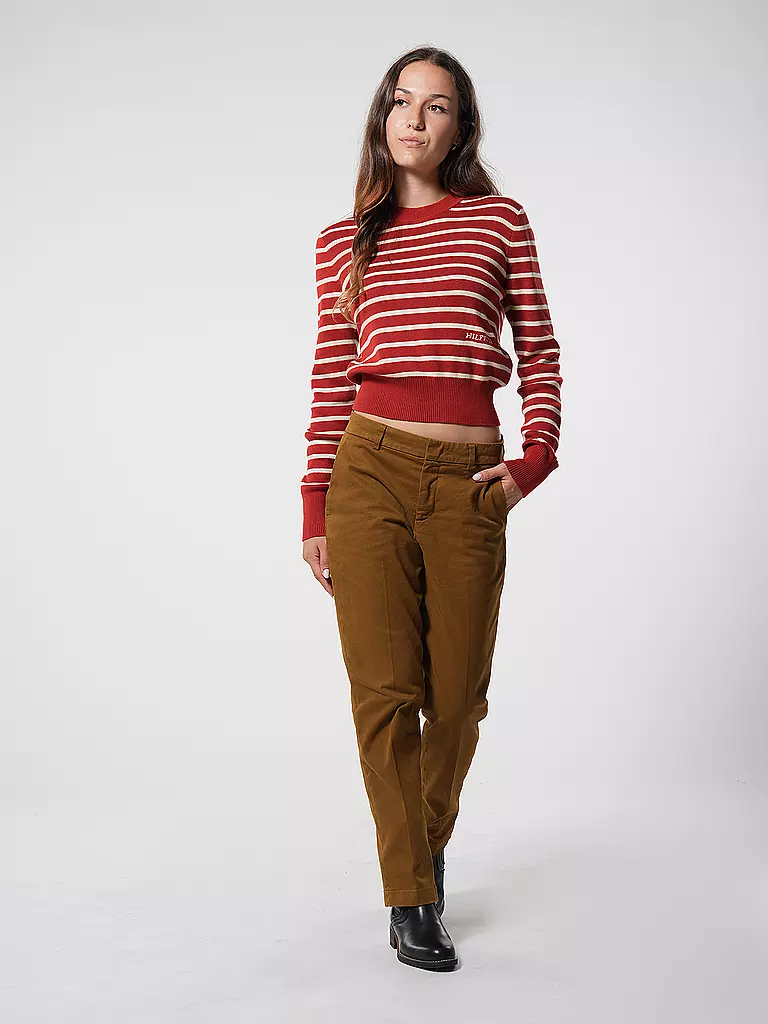 TOMMY HILFIGER Pullover rot