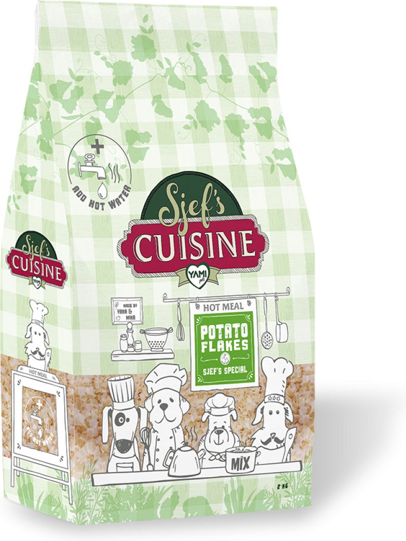 YamiPets hondenvoer Sjef's Cuisine aardappelvlokken specials 2 kg