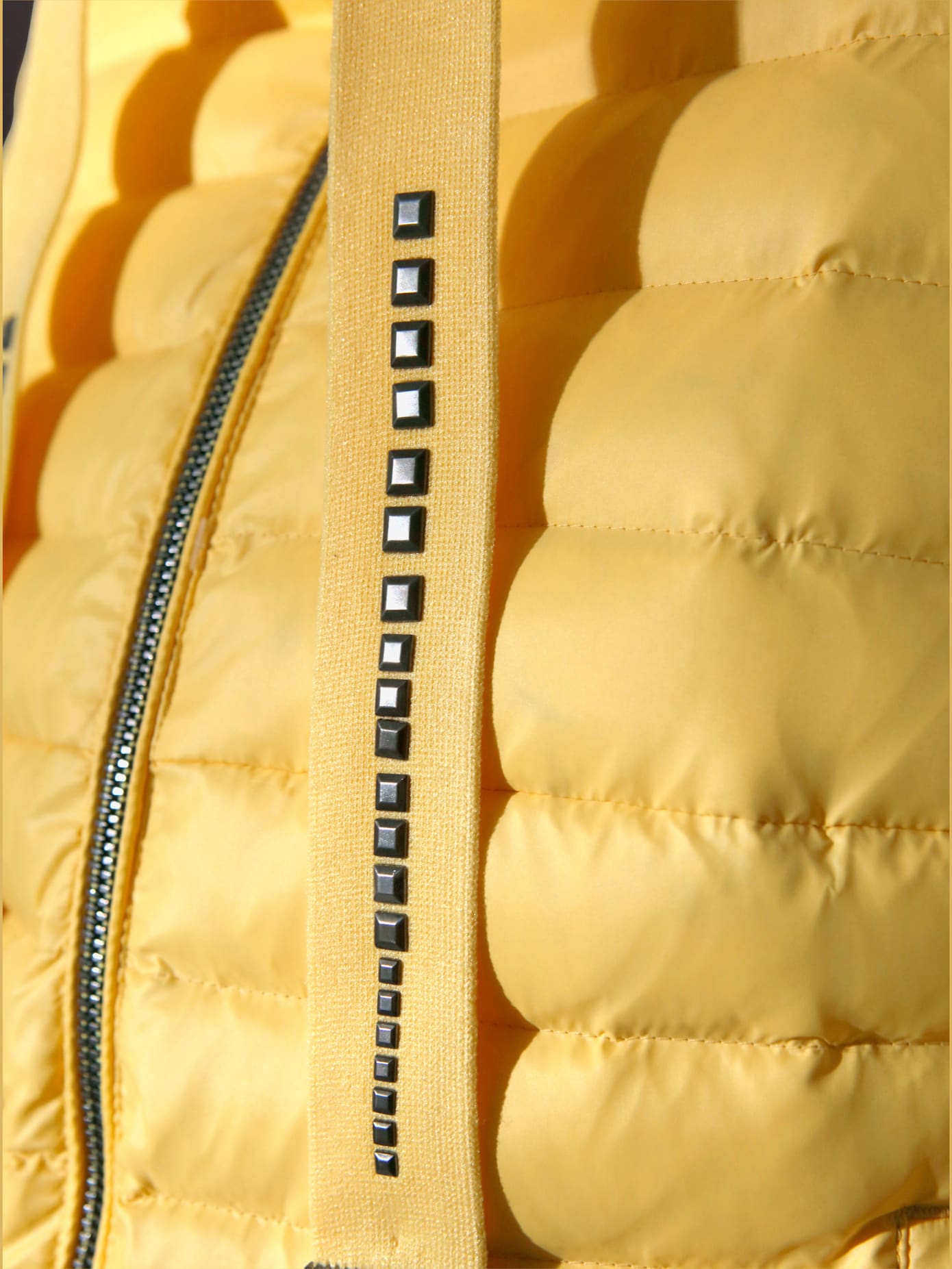 Veste en duvet mélange de matières tendance
