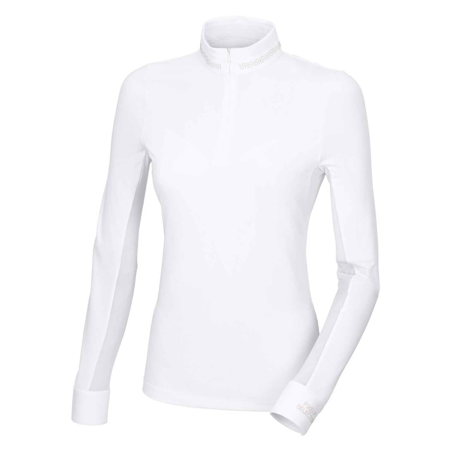 PIKEUR Langarm-Turniershirt Virgine Competition  - white - 44