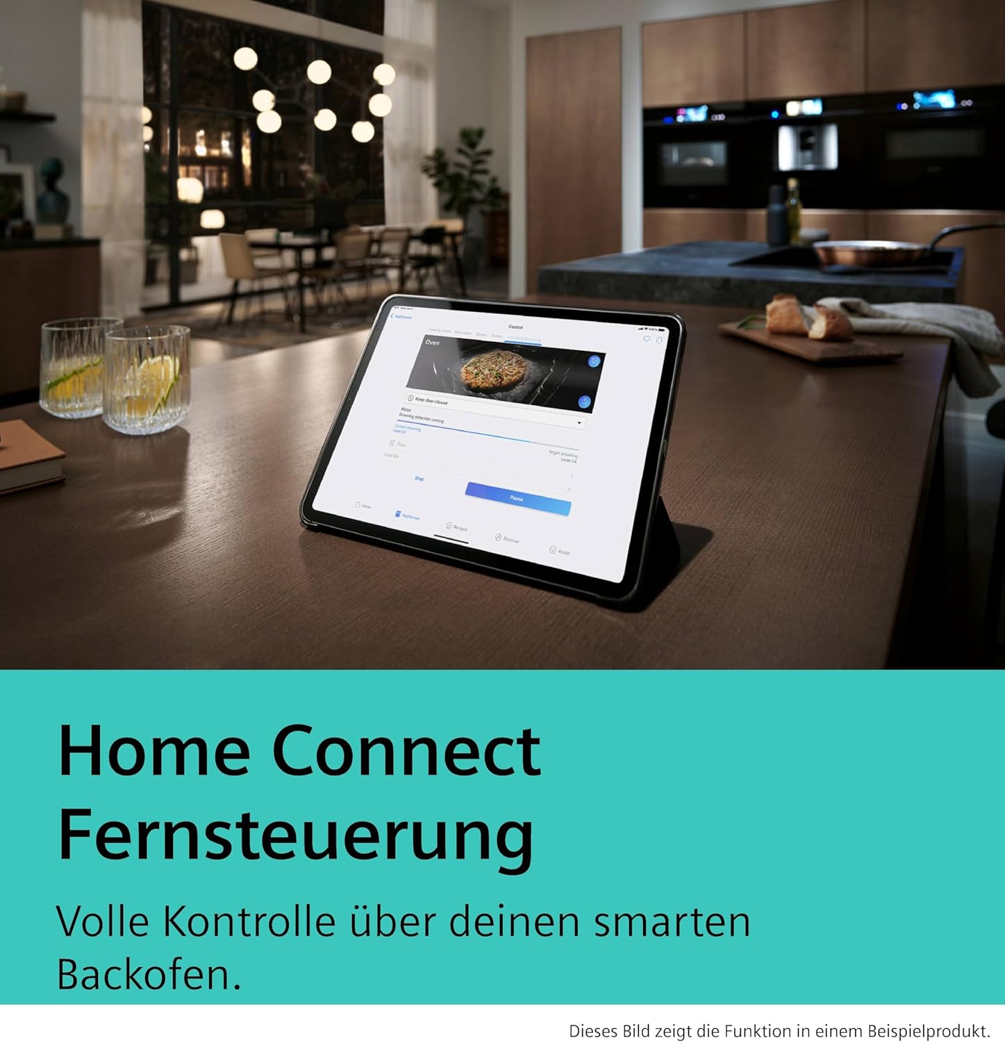 Siemens CD714GXB1, Smarter iQ700 Einbau-Dampfgarer, 60 x 45 cm, 1,3 L Wassertank, Regenerieren mit Dampf, Farb-Display, cookControl Automatikprogramme für beste Ergebnisse, Home Connect, Schwarz