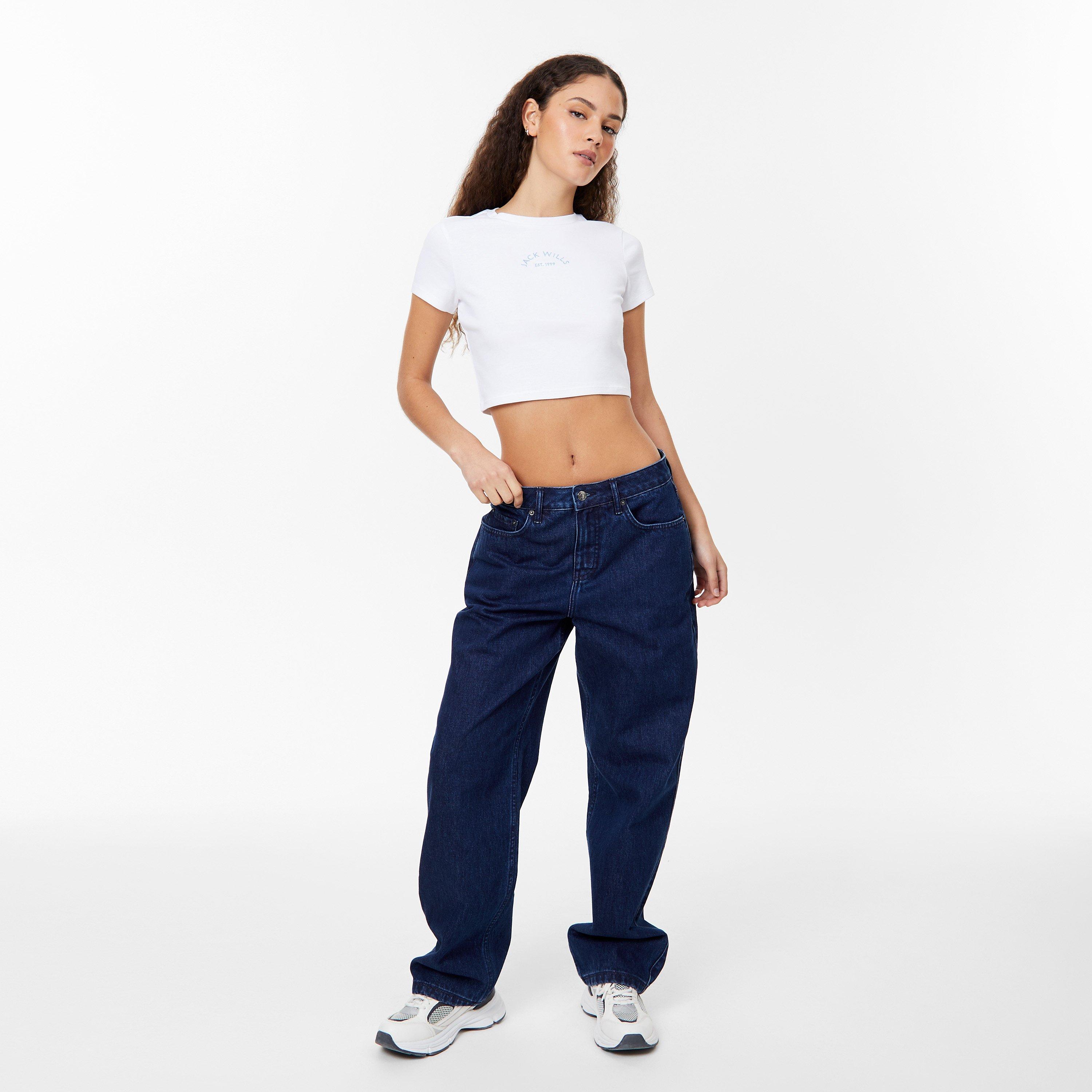 Jack Wills JW Cropped Baby T Shirt