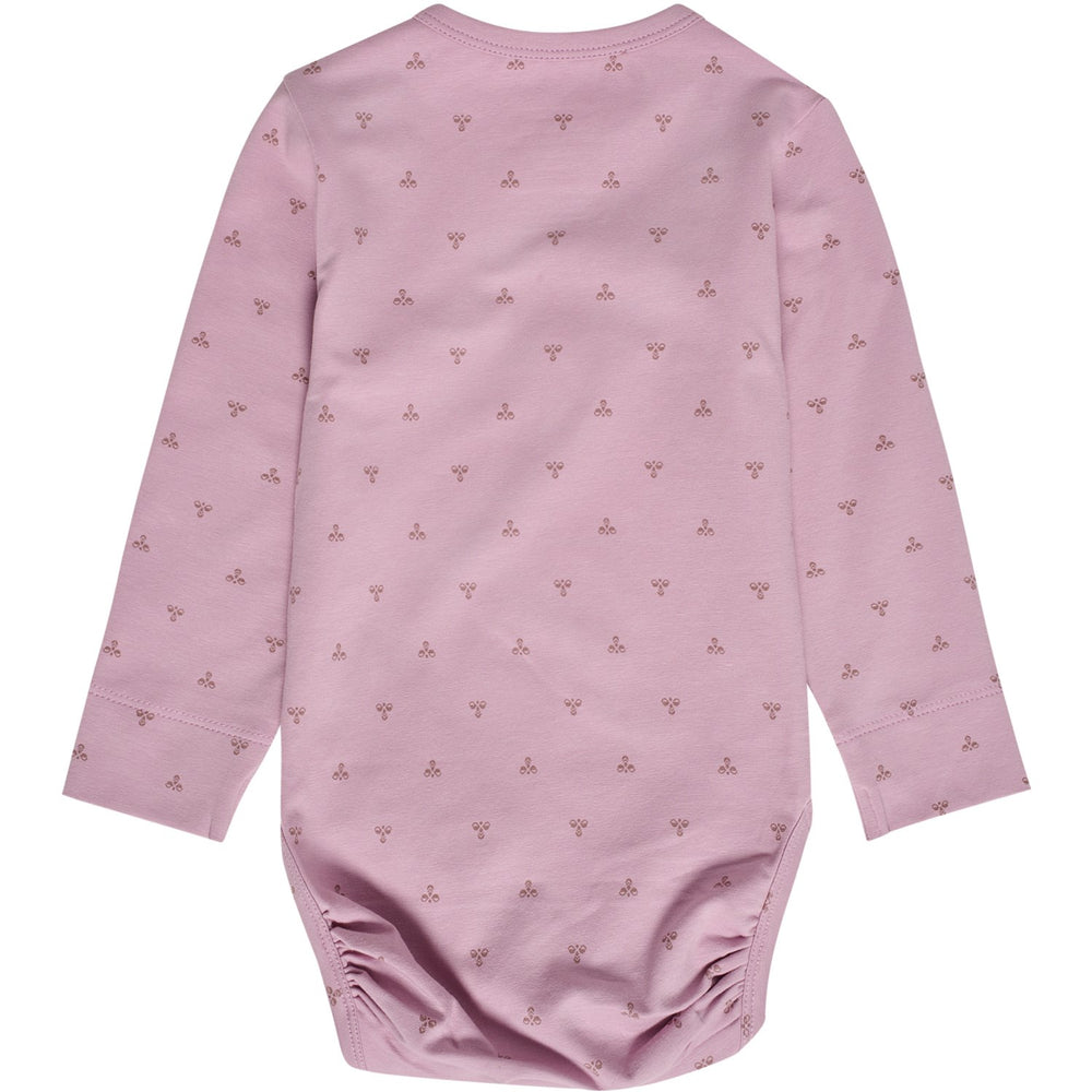 Køb Hummel Mauve Shadow Mini Bee Aop Body L/S
