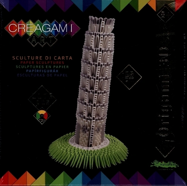 Creagami - CREAGAMI - Origami 3D Schiefe Turm von Pisa 1173 Teile