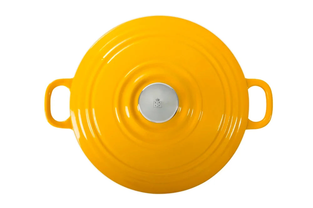 BK Bourgogne Braadpan Gietijzer - Sunny Yellow