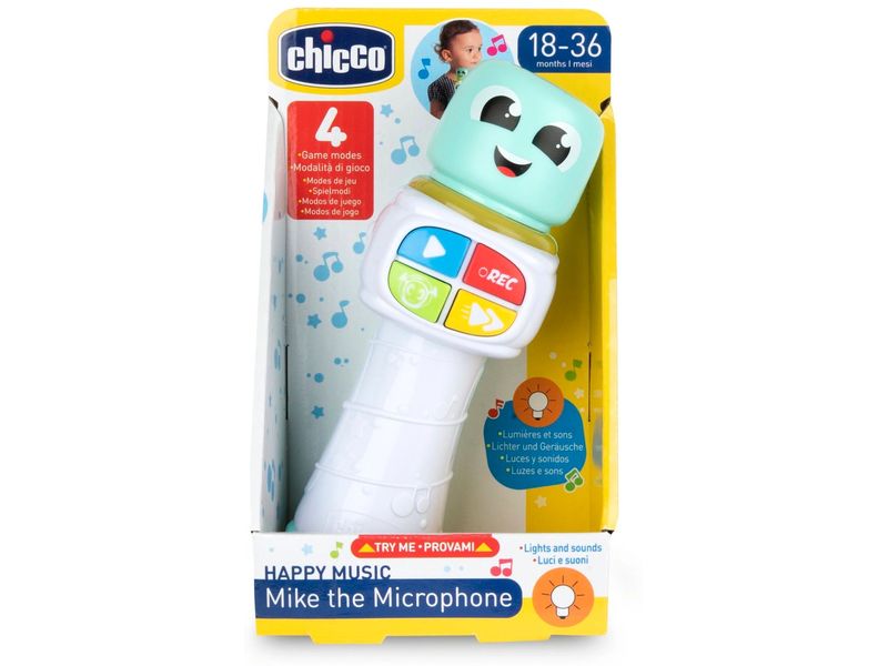 Chicco Musikspielzeug Mike das Mikrofon Musikalisches Spielzeug