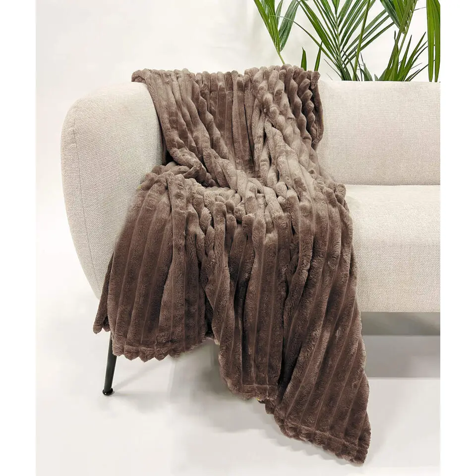Plaid Ricky - Driftwood - 150x200 cm