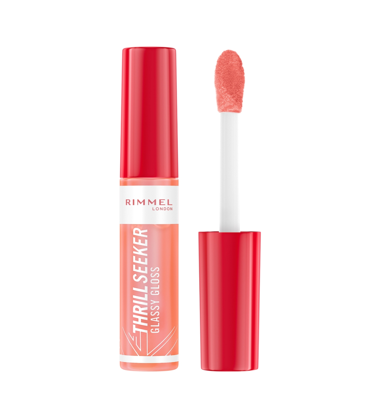 Rimmel London - Brilho labial Thrill Seeker - 250: Peach Vibes