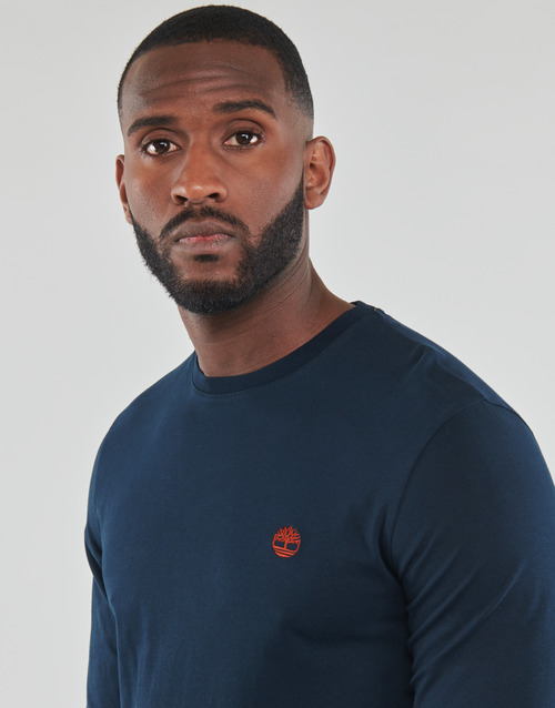 Timberland - LS DUNSTAN RIVER JERSEY CREW TEE - Marine