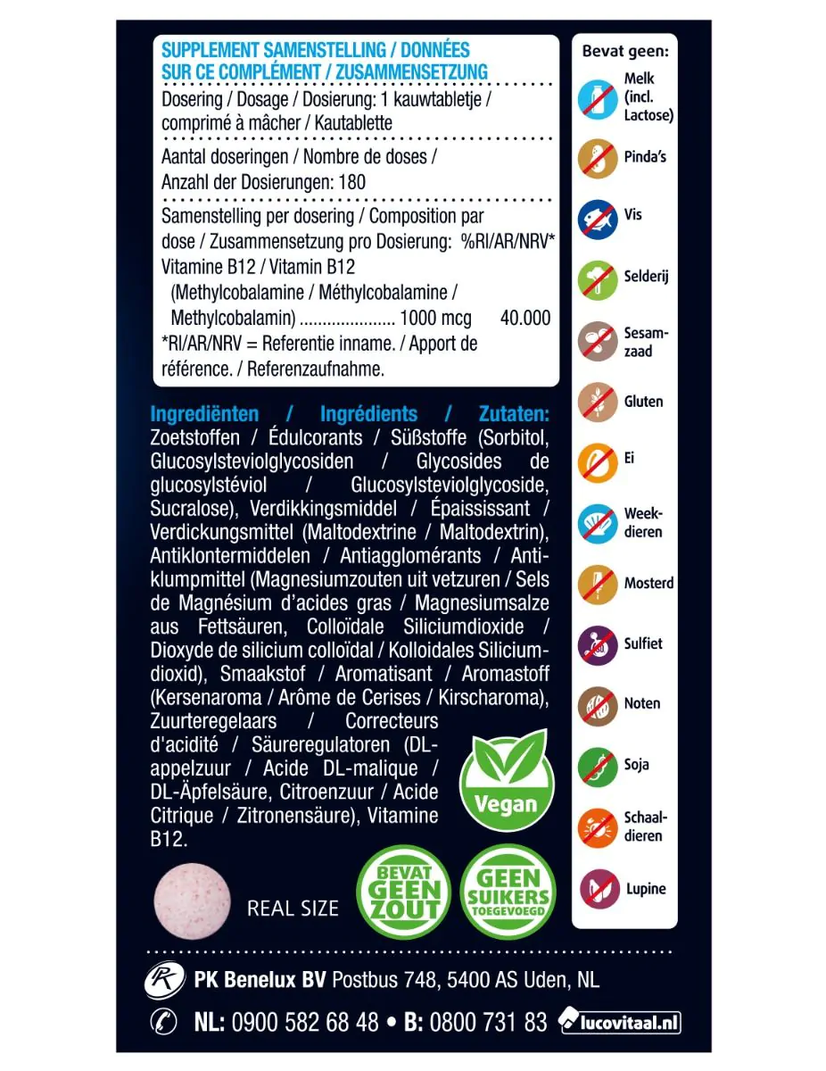 Vitamine B12 1000 mcg