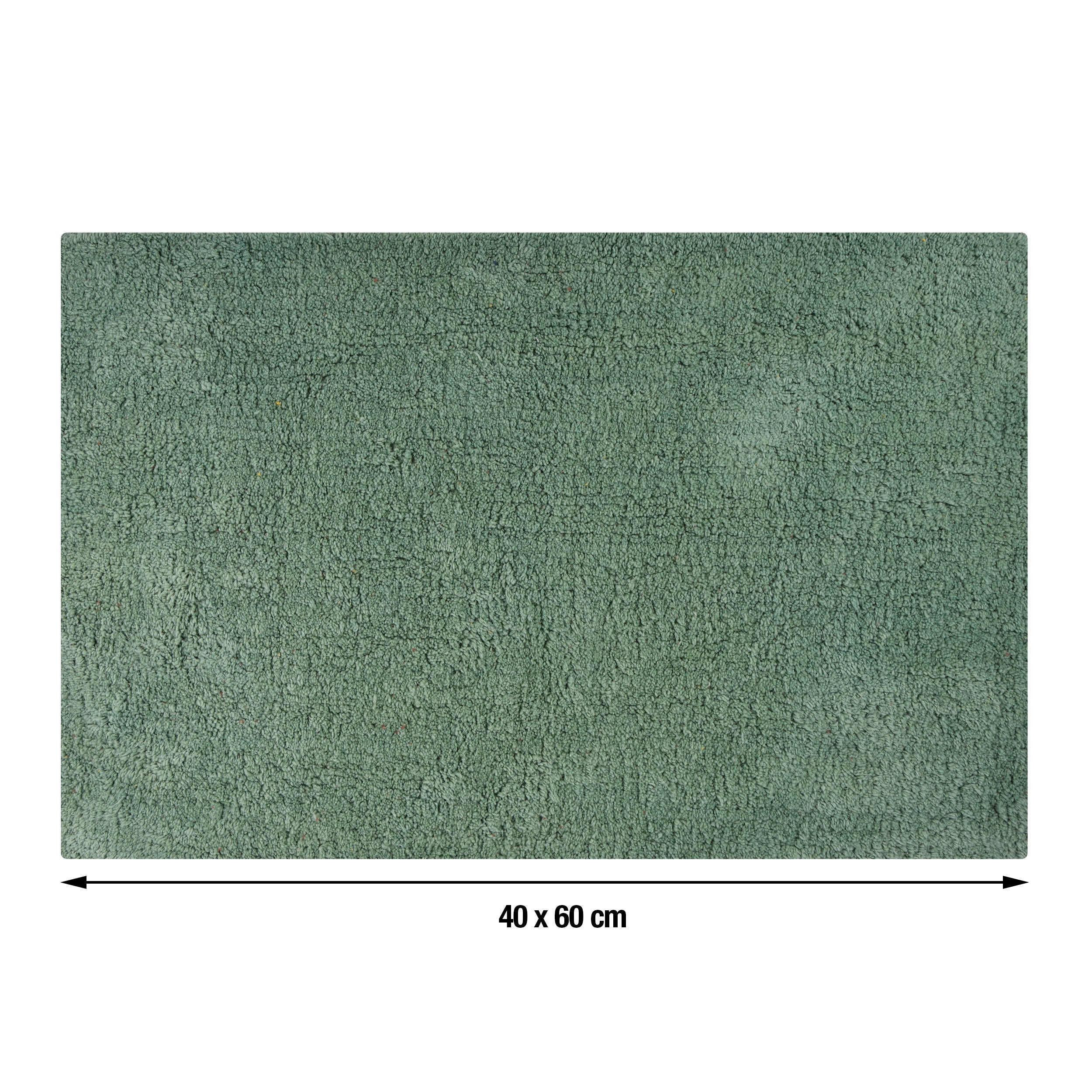 MSV Badkamerkleedje|badmat vloer - groen - 40 x 60 cm