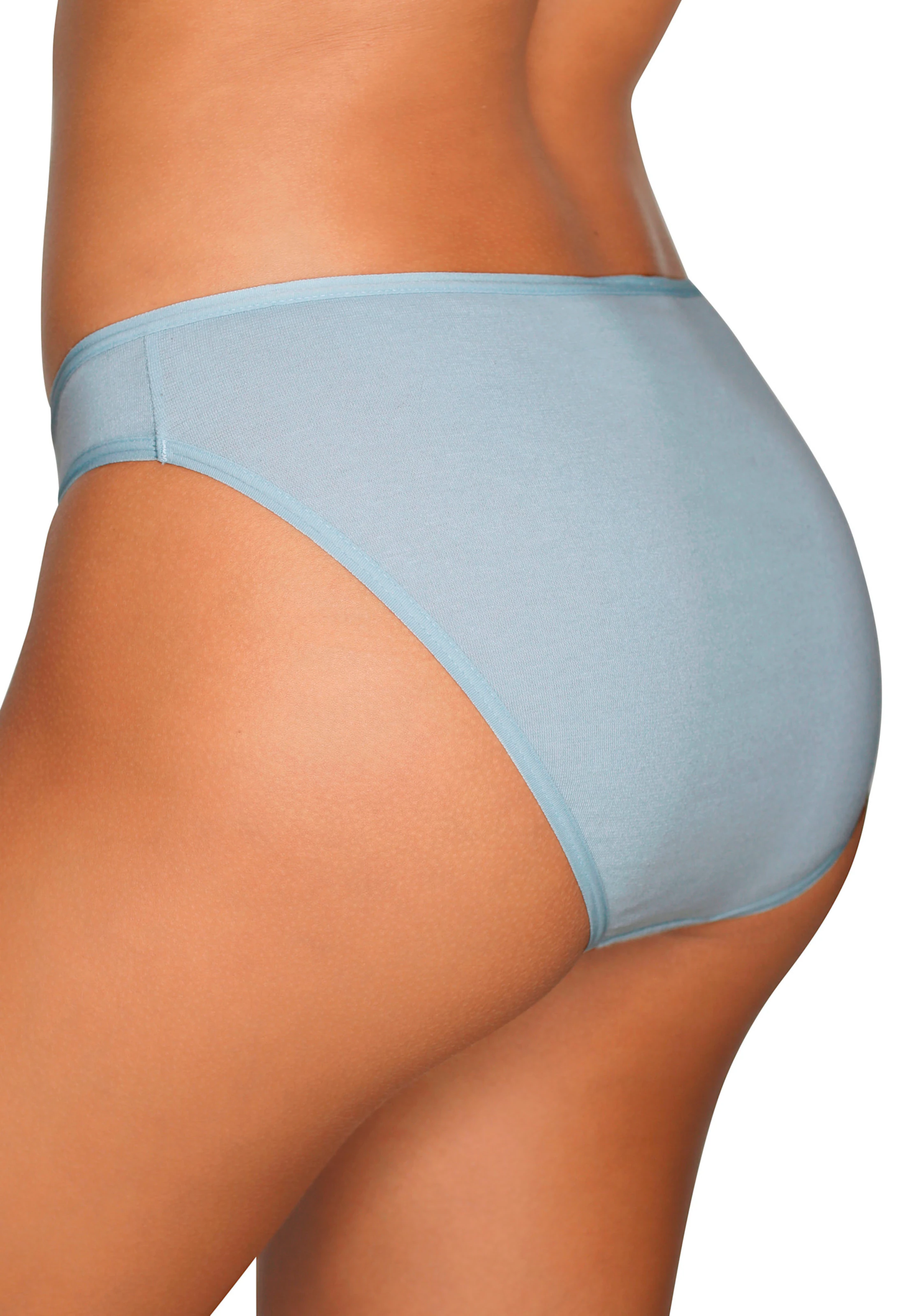 petite fleur Bikinislip in blau, apricot mix