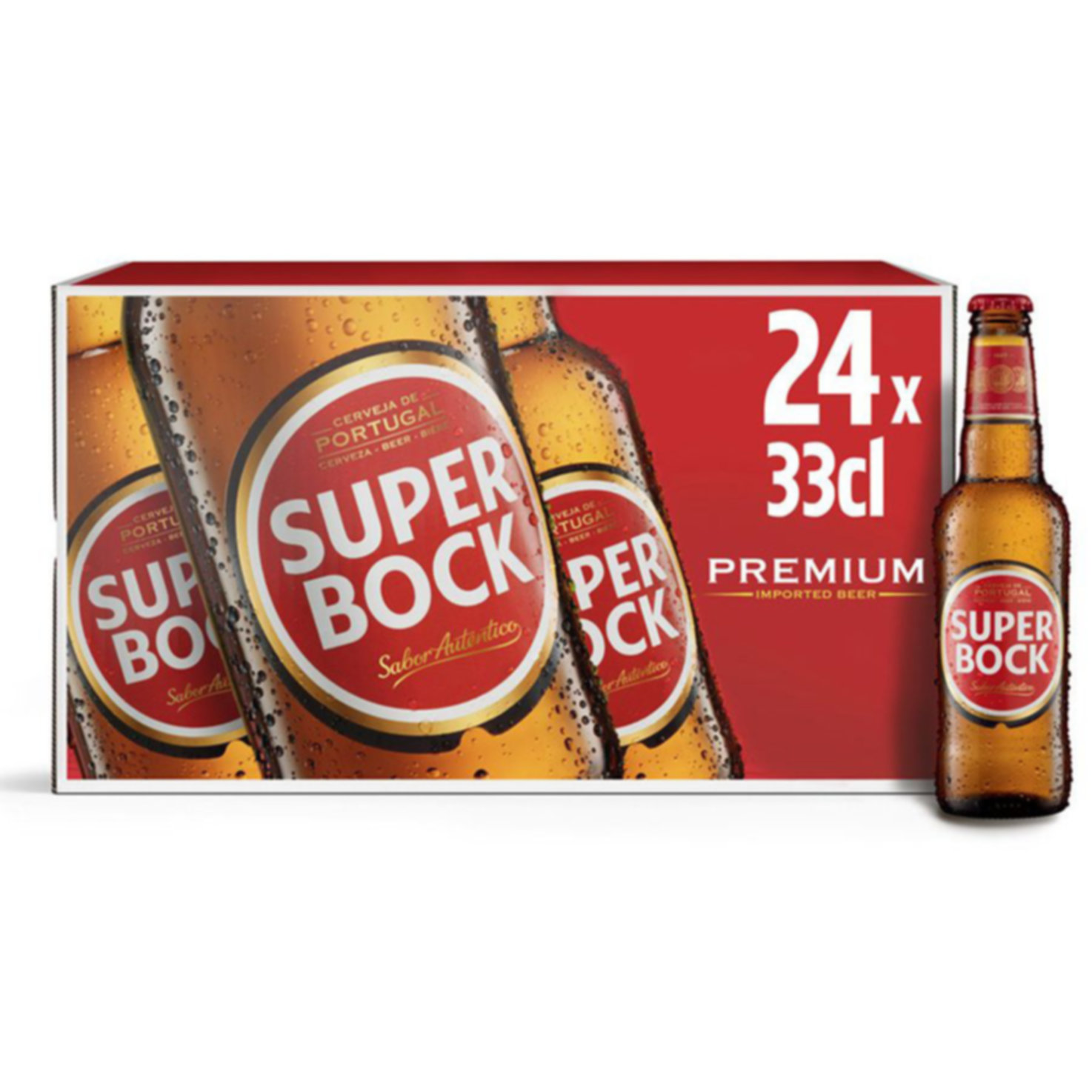 Super Bock Original Lager Bier 24x33cl -792cl