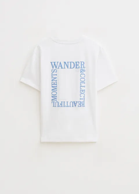 T-shirt collect wit (WIT)